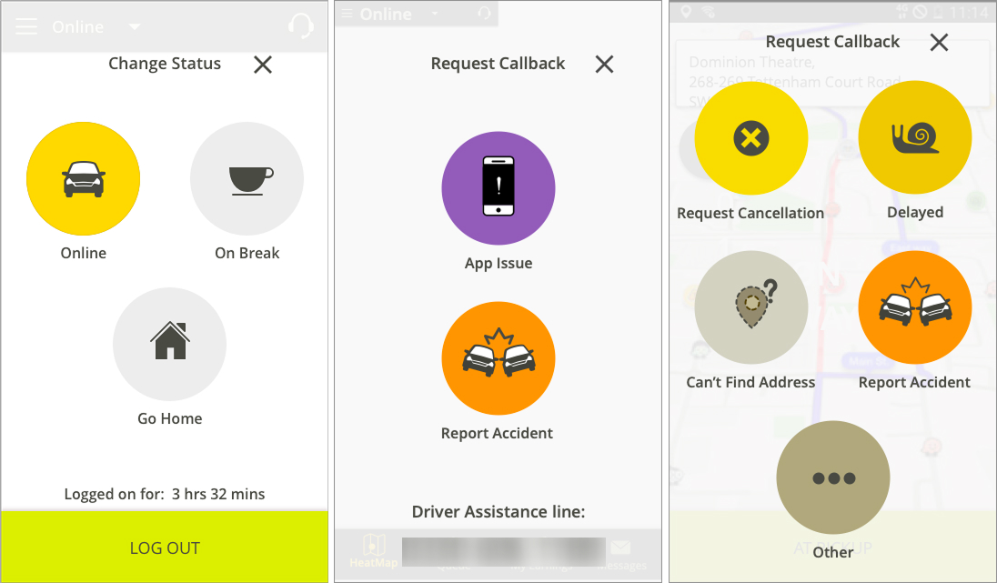 After — circular icon buttons