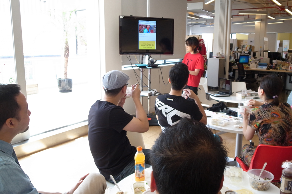 Live demo in front of IDEOers at the end of the internship
