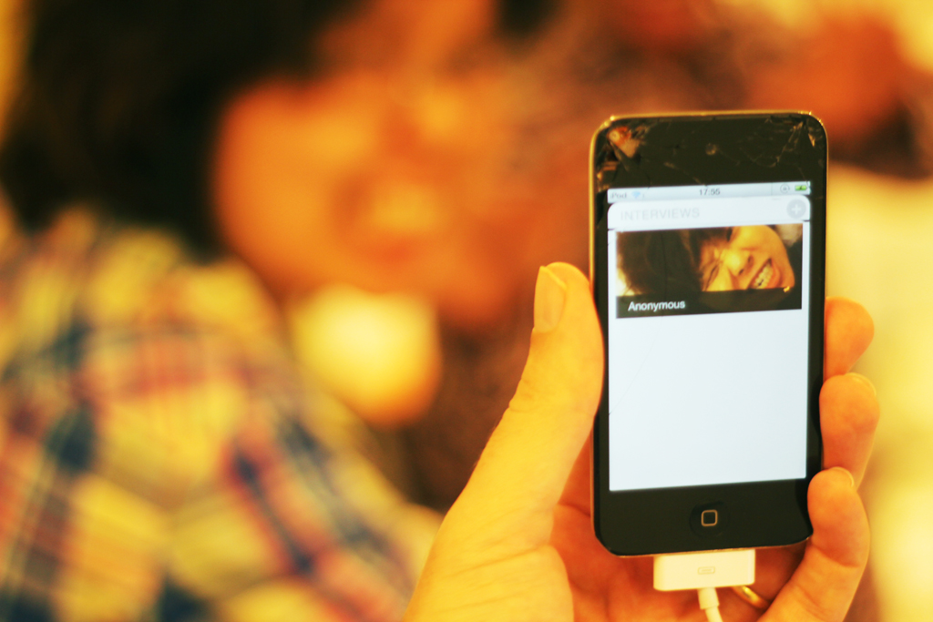 On-device testing — it had to work in the hand, not just on screen